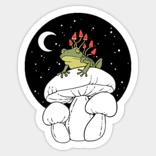 Mystical frog Sticker